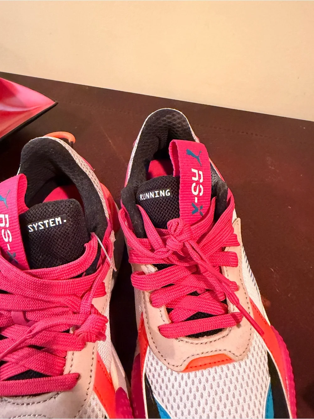 Puma Pink, White & Blue Women's Running Sneakers